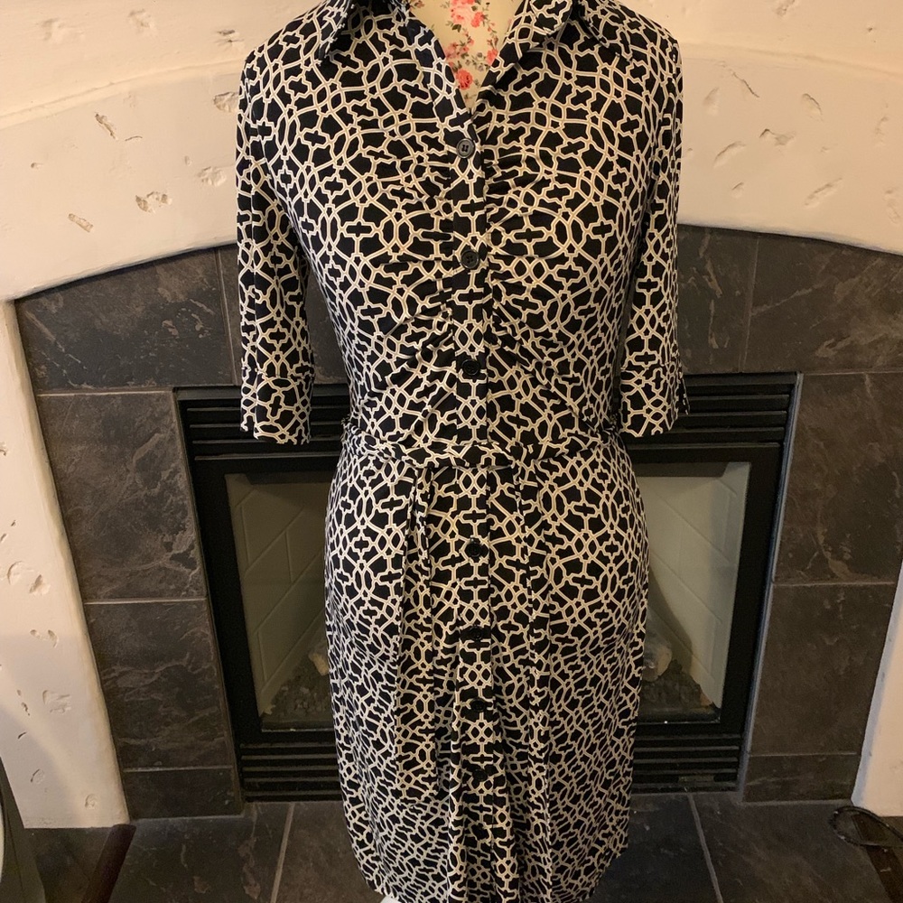 Laundry Button Dress